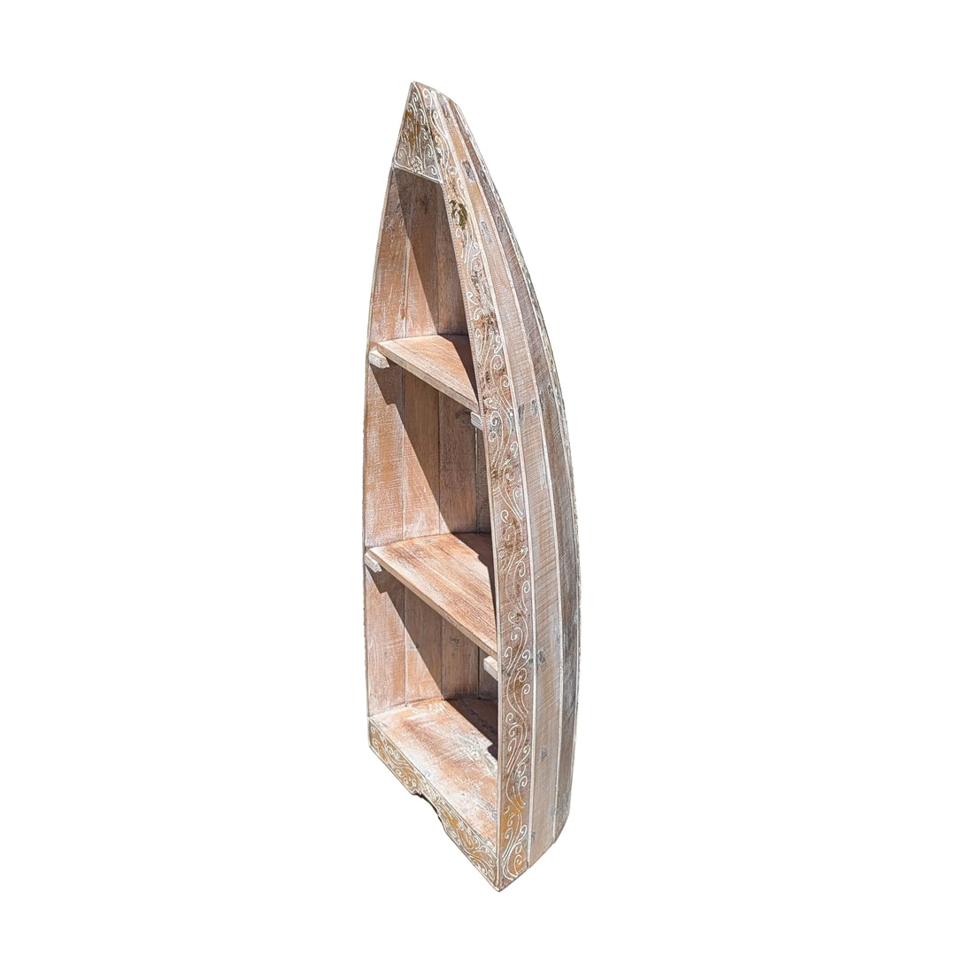 Boat Shelf Unit Albasia Wood