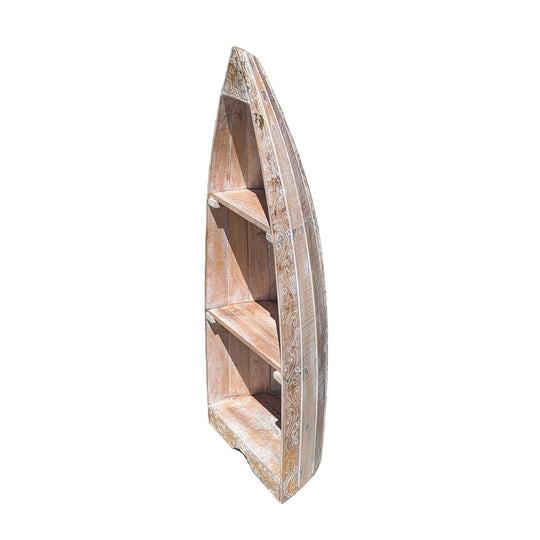 Boat Shelf Unit Albasia Wood