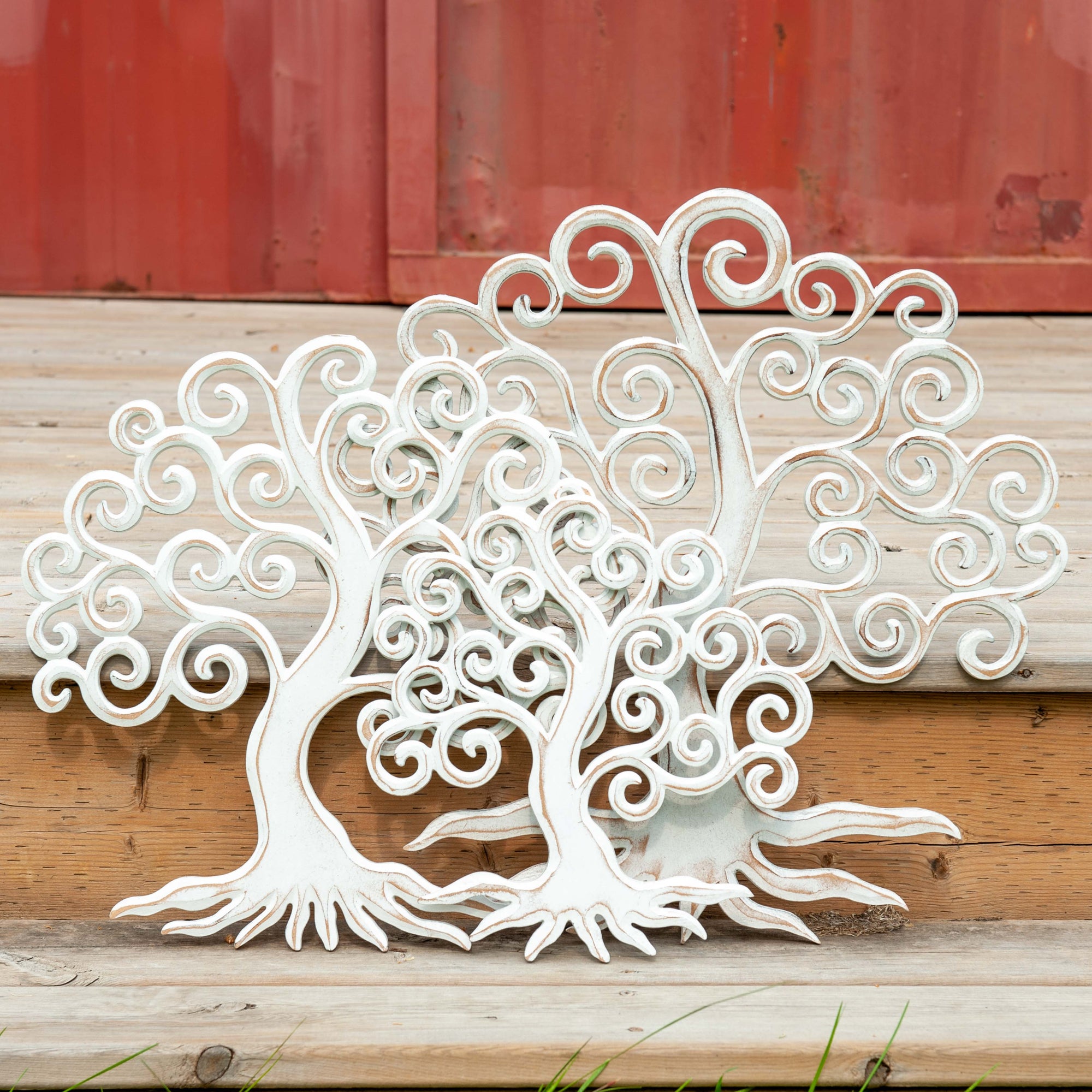 Tree of Life Panel - White Wash