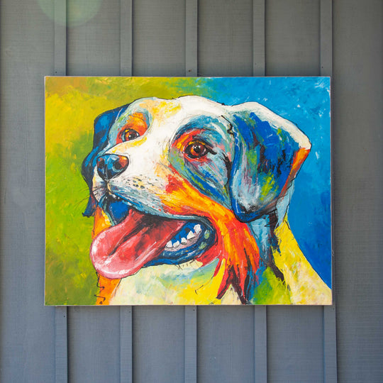 Happy Dog Painting