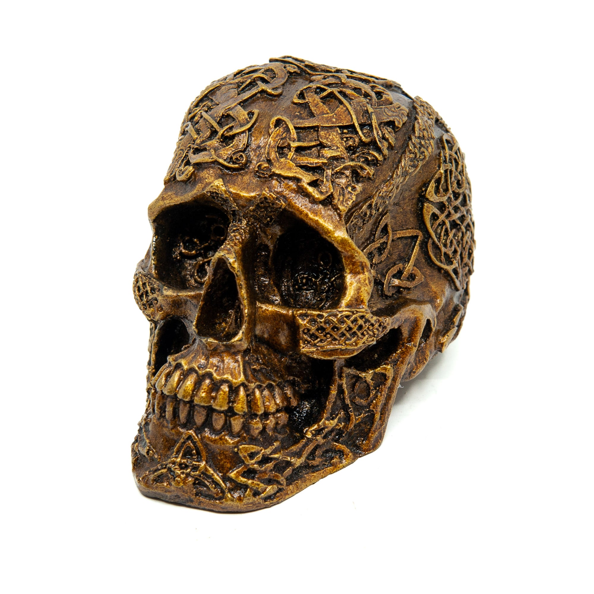 Celtic Resin Skull