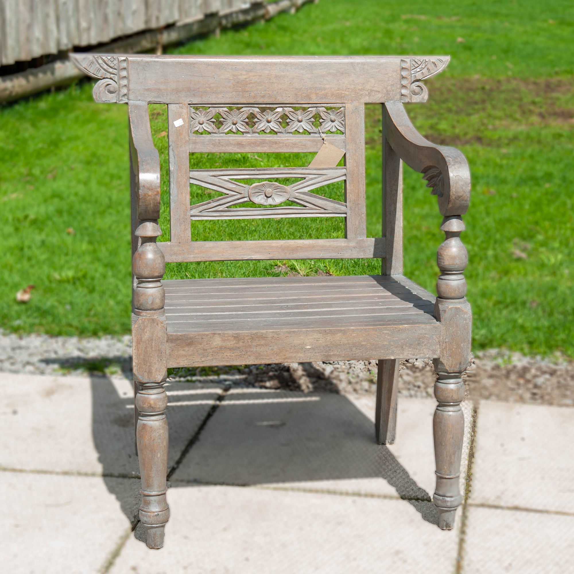 Batavia Carving Teak Chair