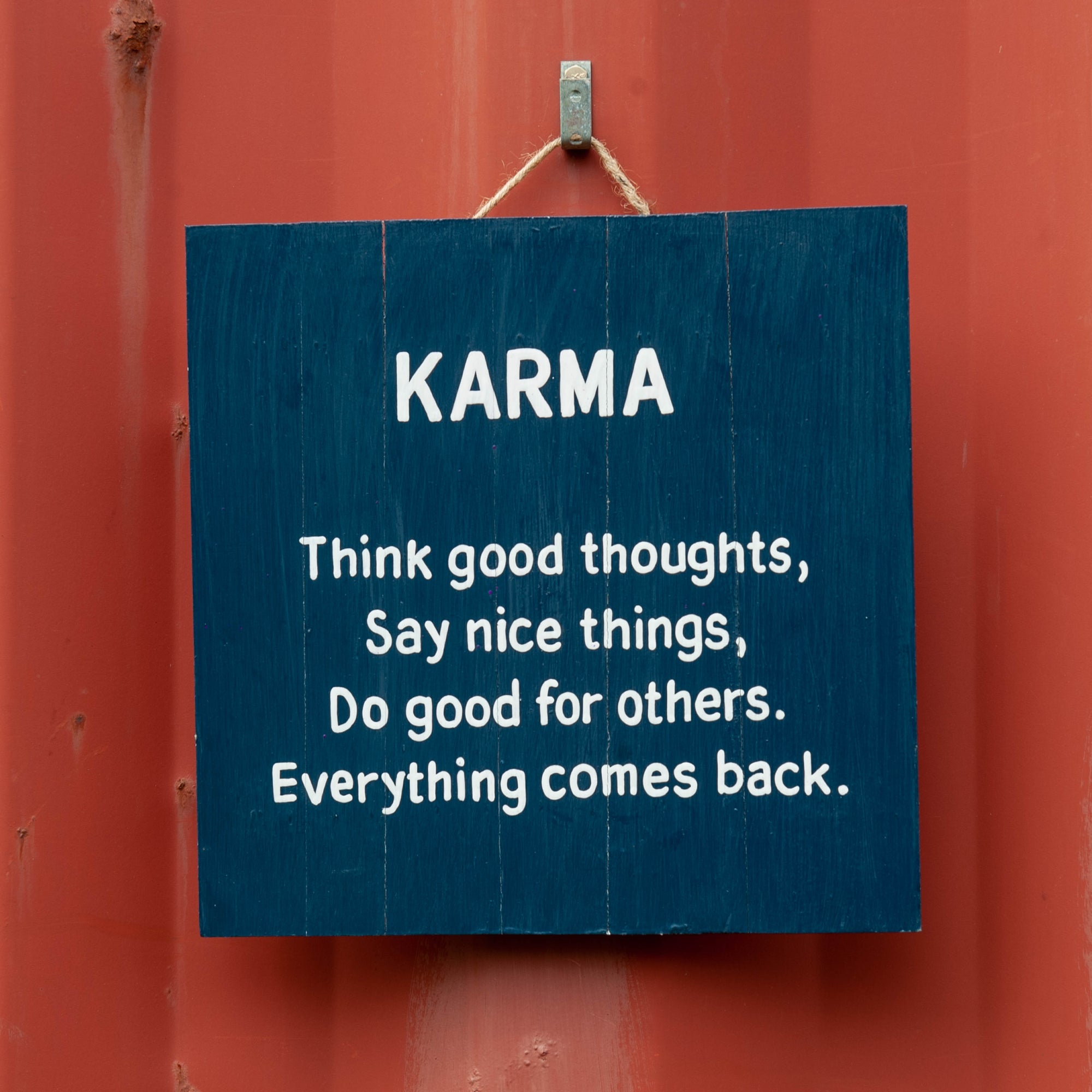 Karma - Wooden Sign