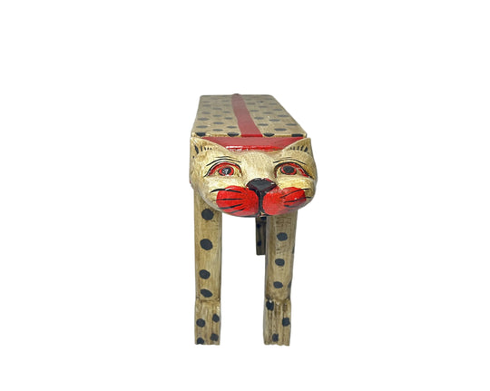 Flat Head Reclaimed Teak Cat Bench