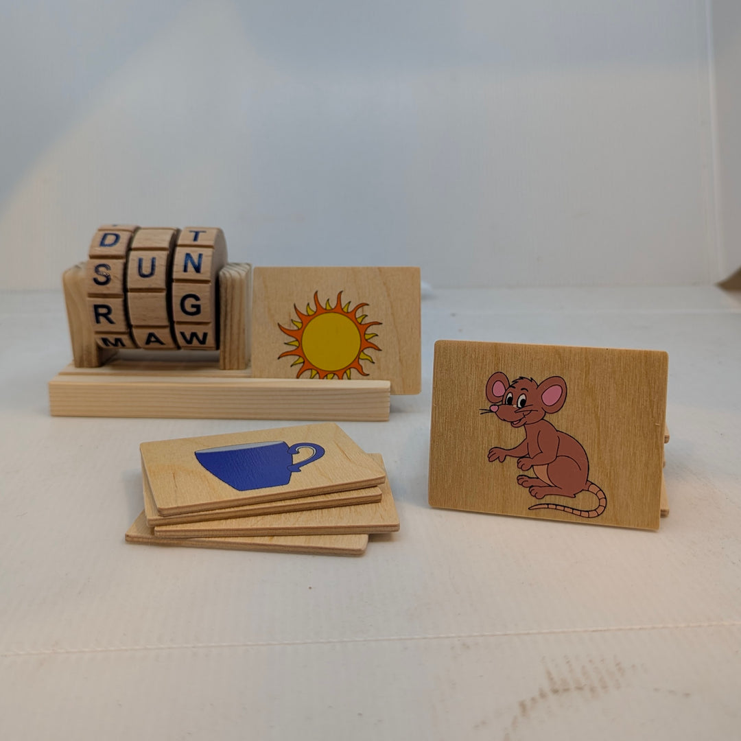 Spin and Spell Wooden Toy
