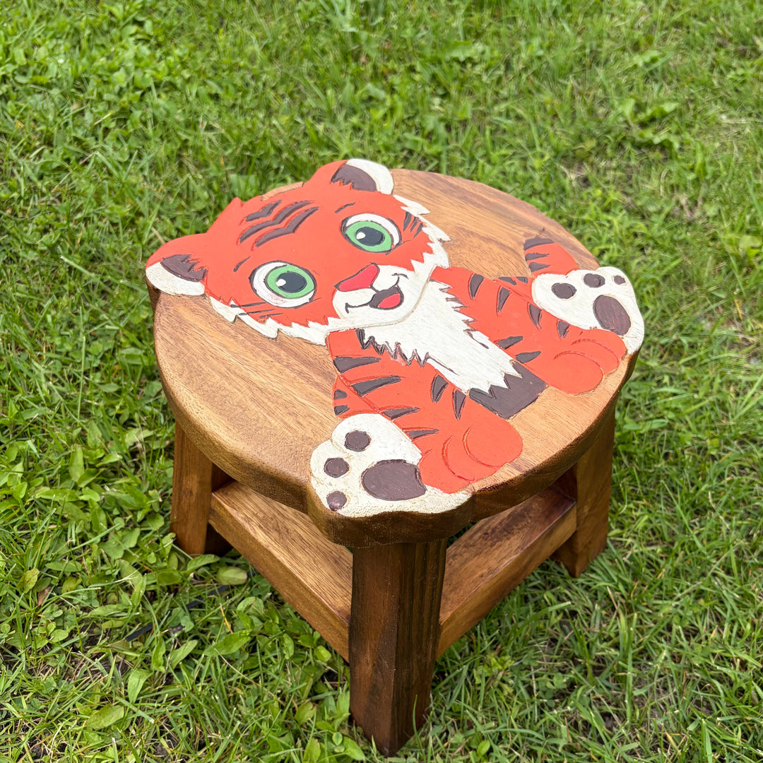 Monkeypod Wood Kid Stool