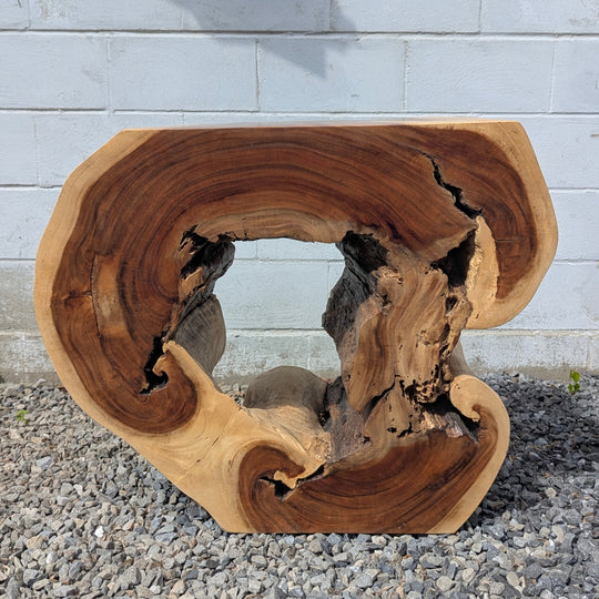 Natural Sono Wood Console Table