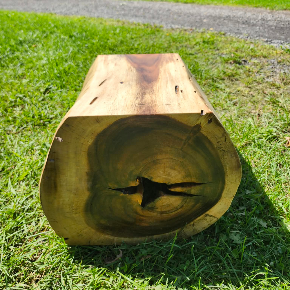 Natural Sono Wood Stool