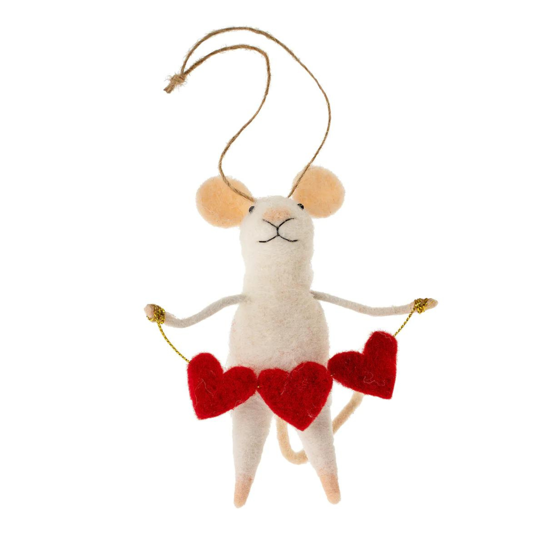 Heart Full Mouse - Christmas Ornament