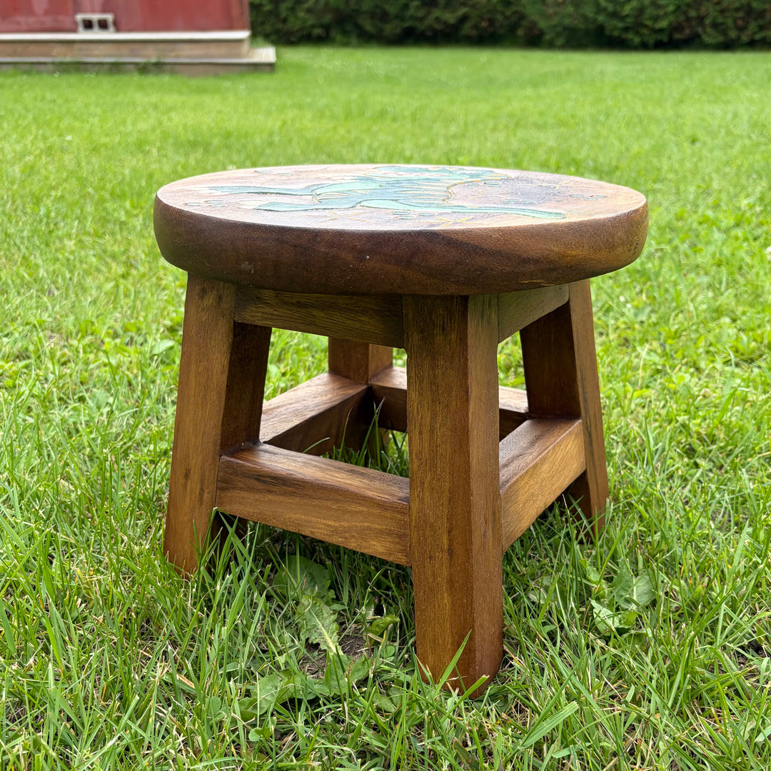 Monkeypod Wood Kid Stool