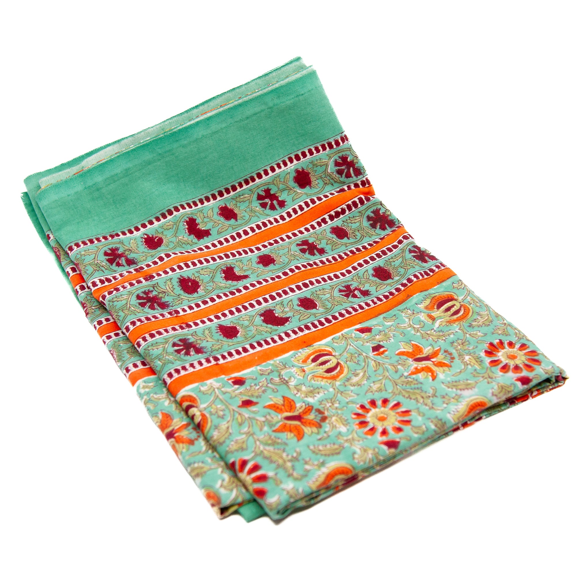 Block Hand Printed Tablecloth - Rajasthan Rose