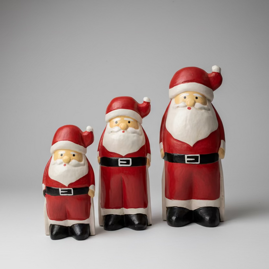 Balinese Wood Holding Belt Santa