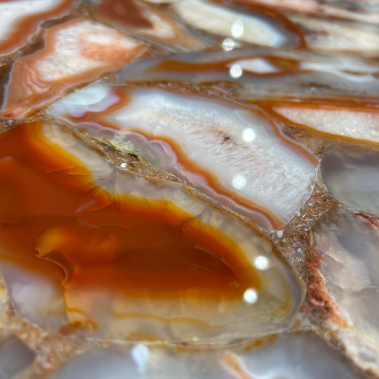 The Red Agate Side Table