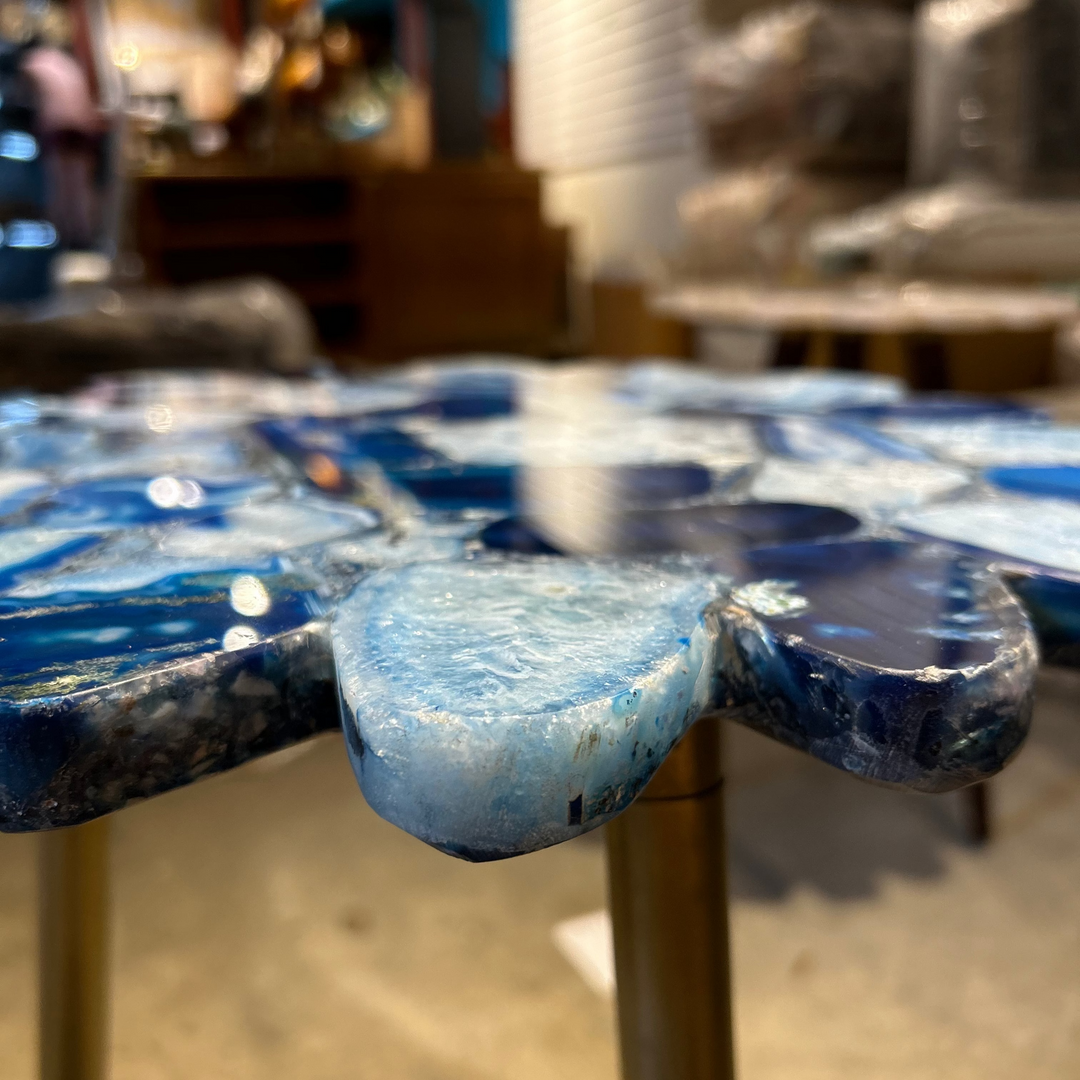 The Blue Agate Side Table