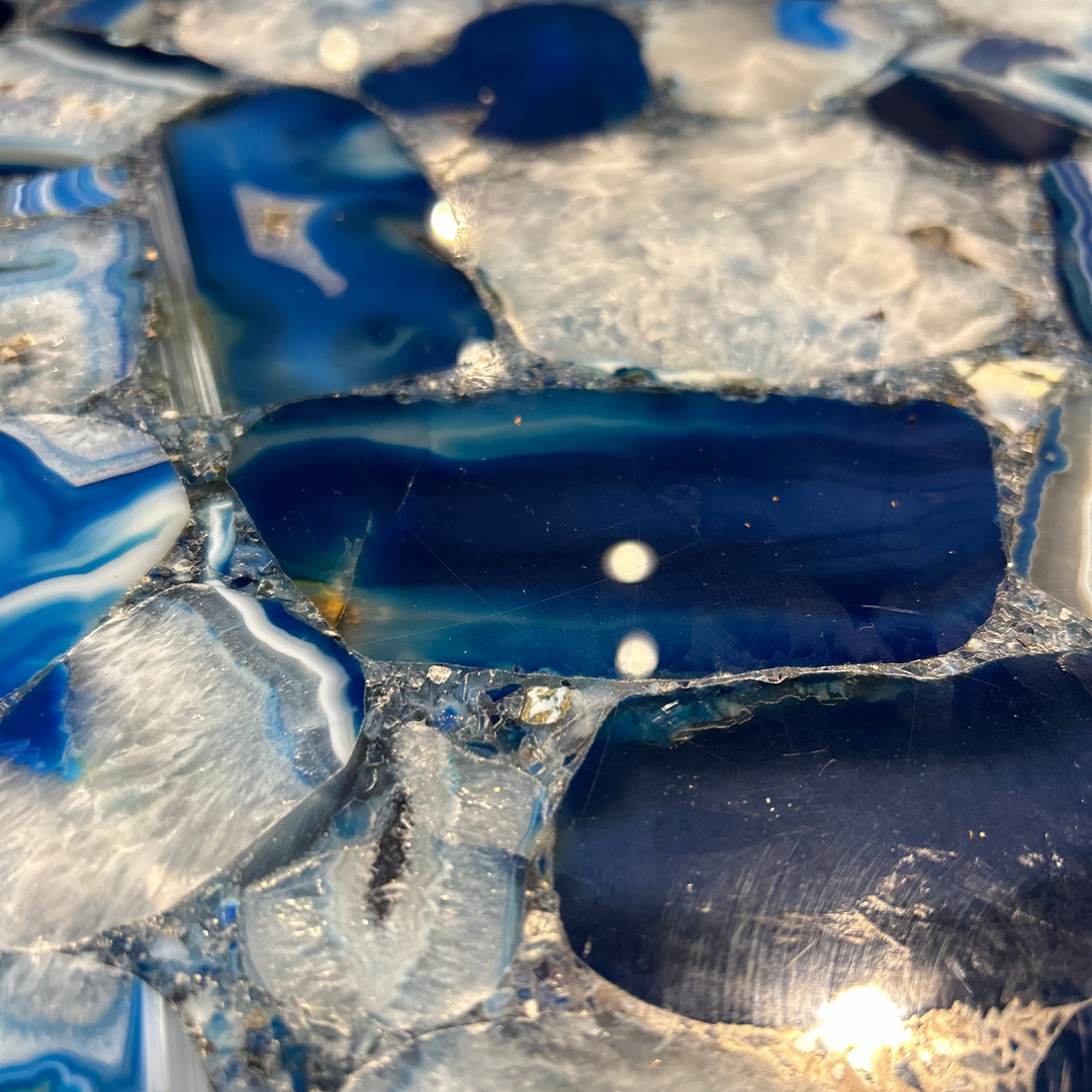 The Blue Agate Side Table