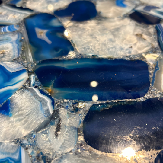 The Blue Agate Side Table