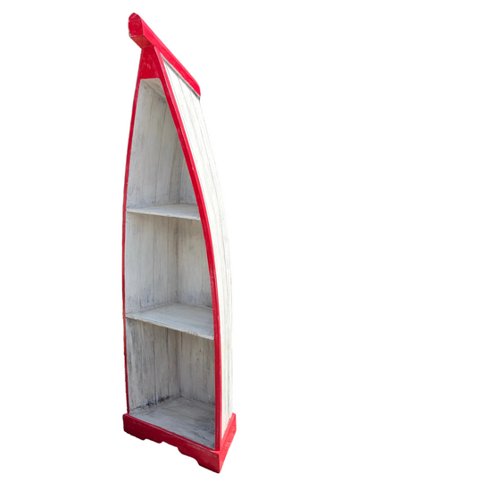 Boat Shelf Unit Albasia Wood
