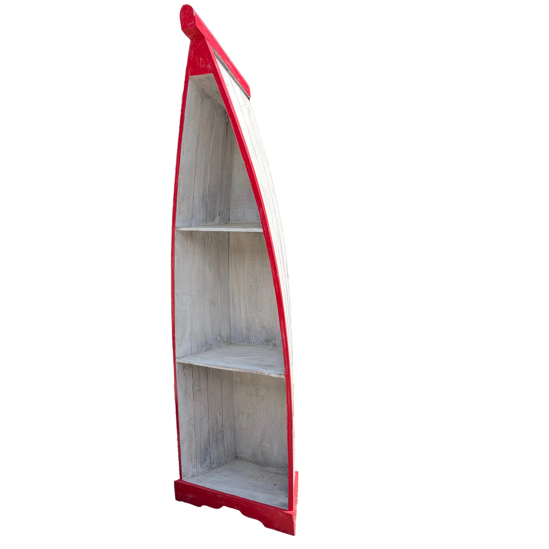Boat Shelf Unit Albasia Wood