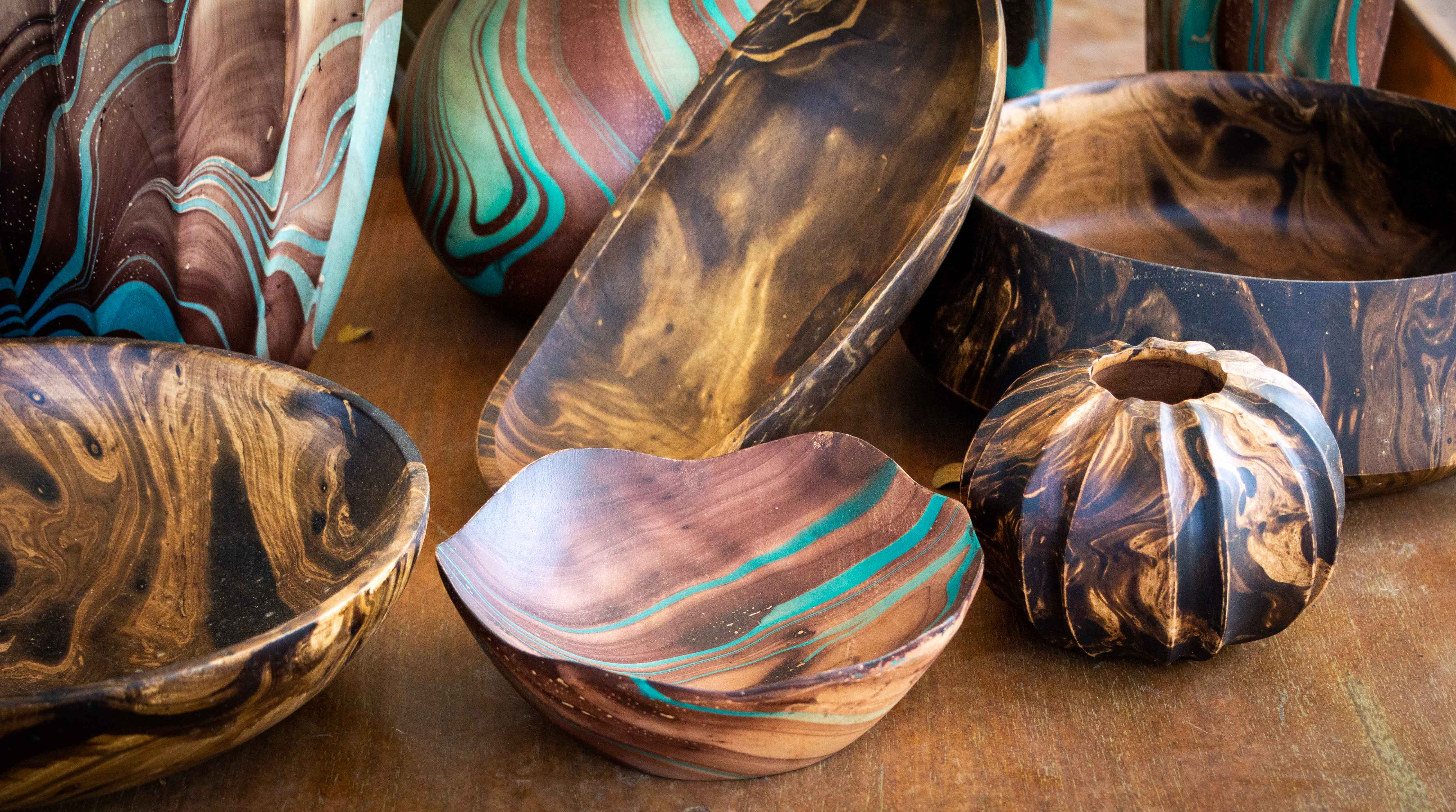 Mango Wood Large Bowl - 10