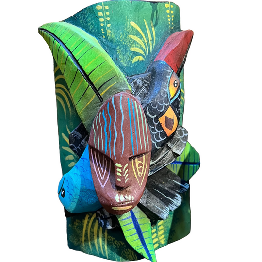 Costa Rican Balsa Wood Mask - X-Small