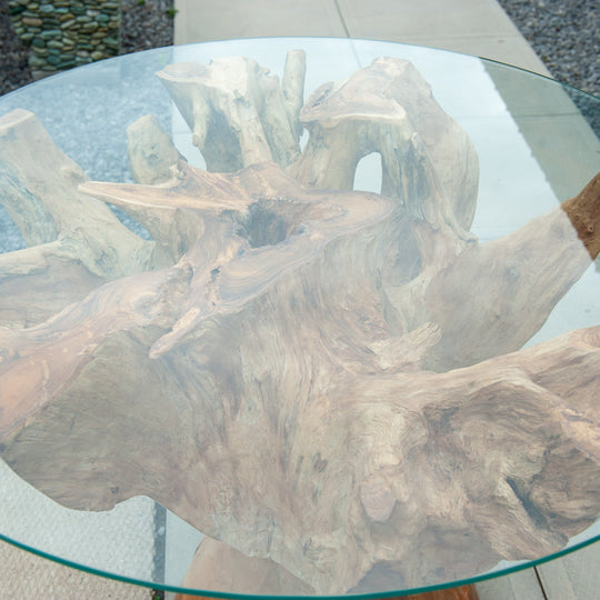 Indonesian Teak Root Dining Table