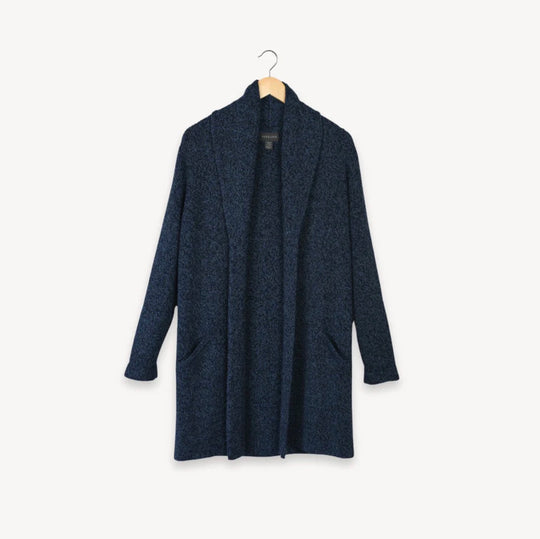 Mia Alpaca Sweater - Heathered Navy