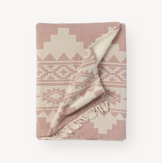 Shell Atzi Fleece Lined Throw