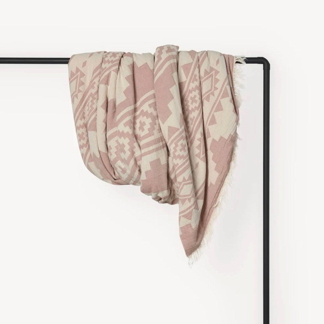 Shell Atzi Fleece Lined Throw