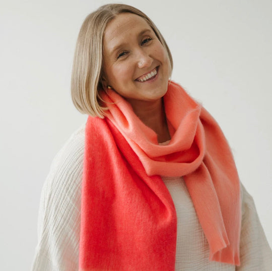 Écharpe en Alpaga - Café