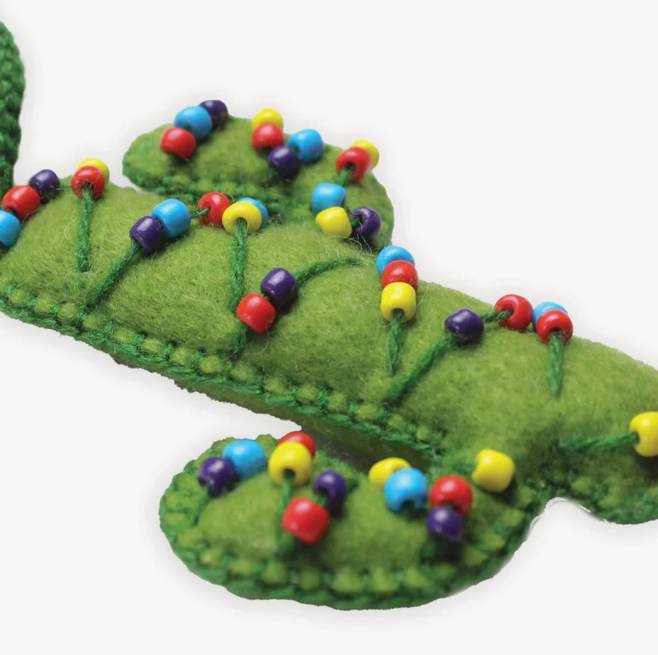 Cactus Hand-Embroidered Ornament