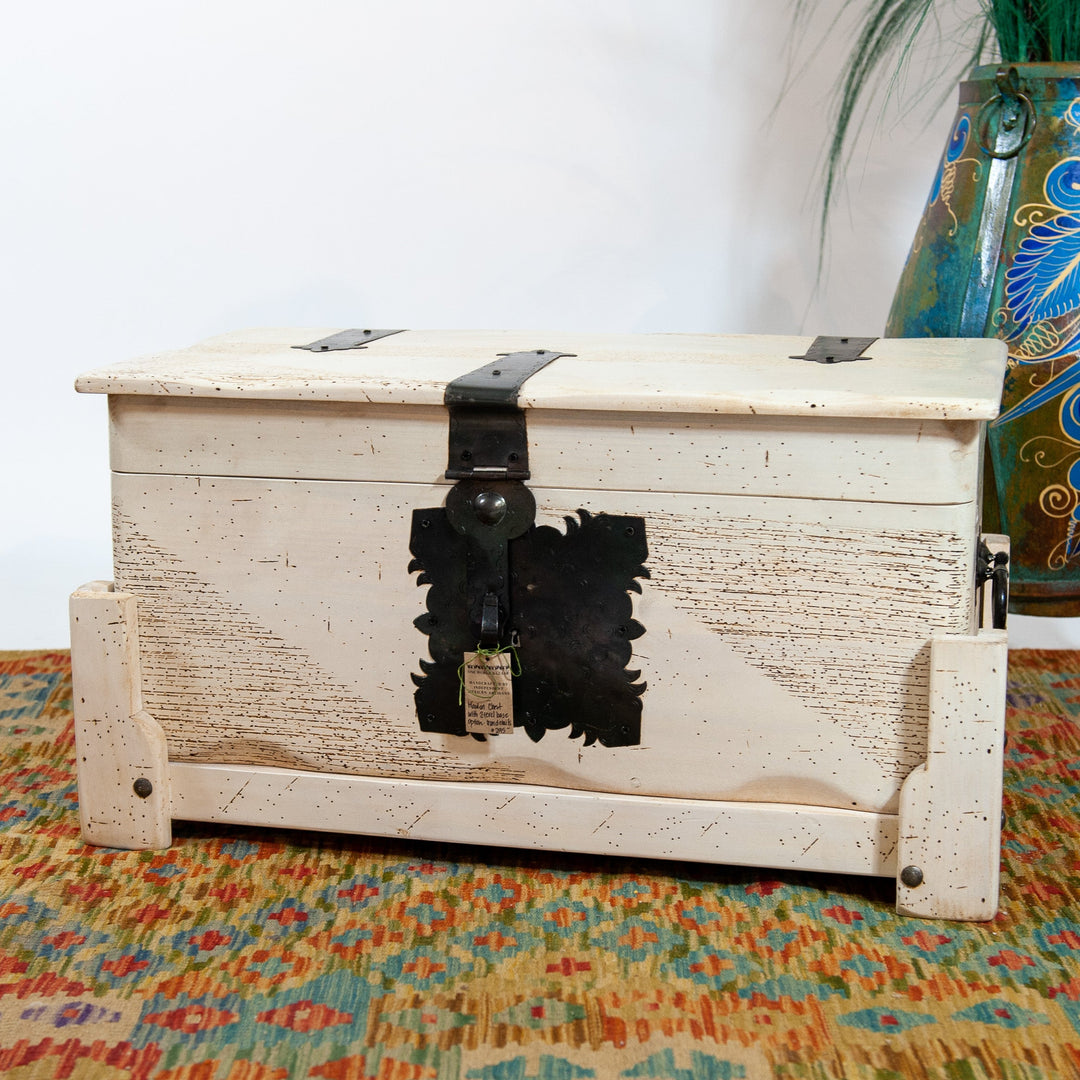 Mexican Pine Wood "Pirate Chest"