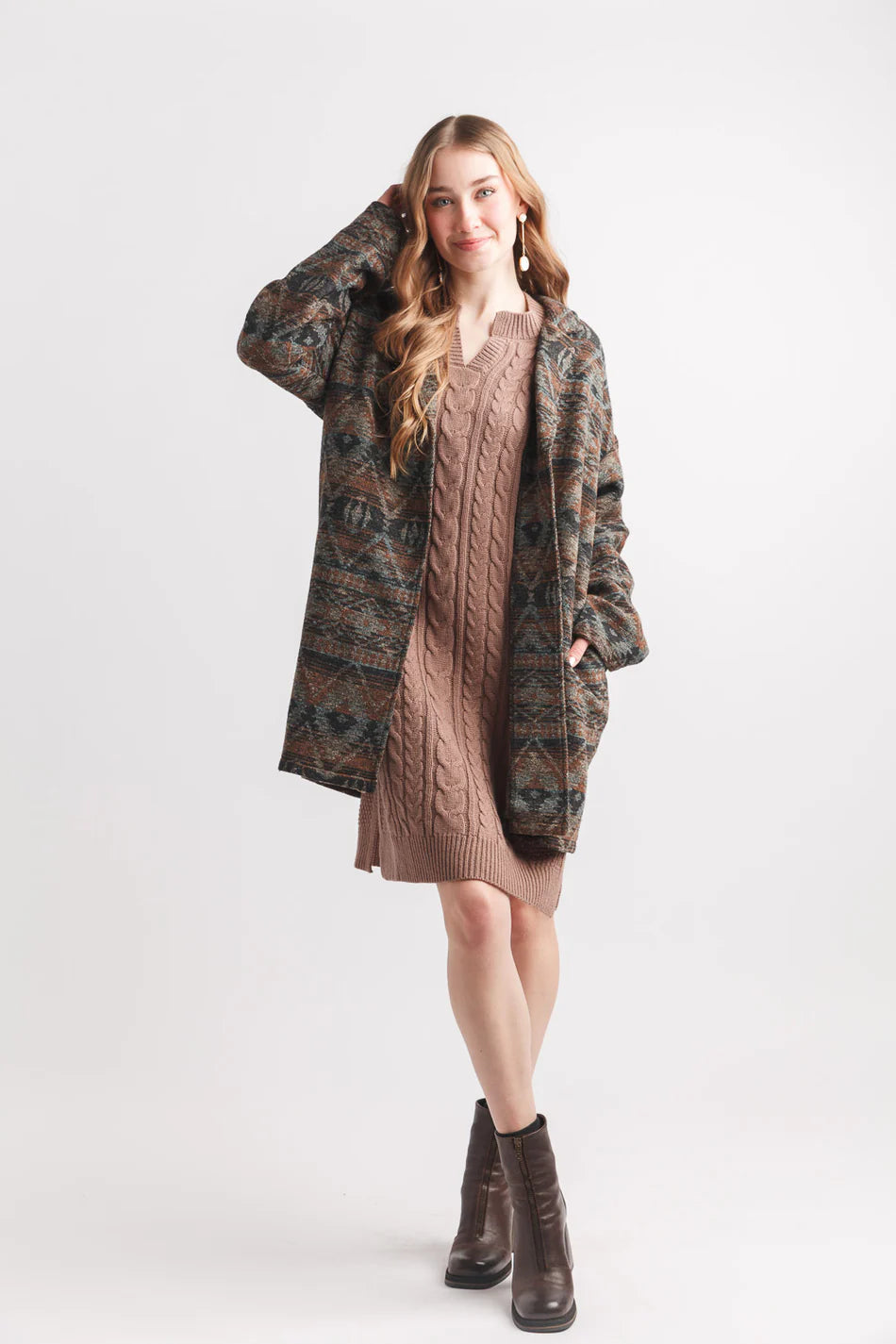 Global Print Label Jacket With Pockets