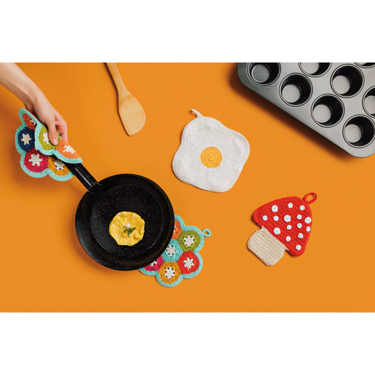 Toadstool Crochet Trivet