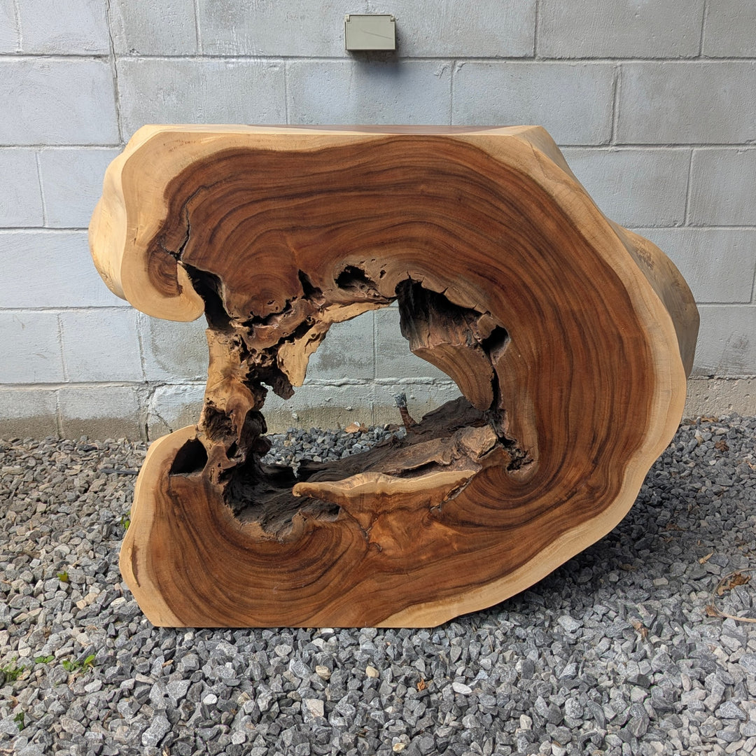 Natural Sono Wood Console Table