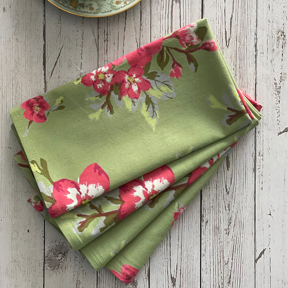 Laurel Printed Napkins, Set of 4