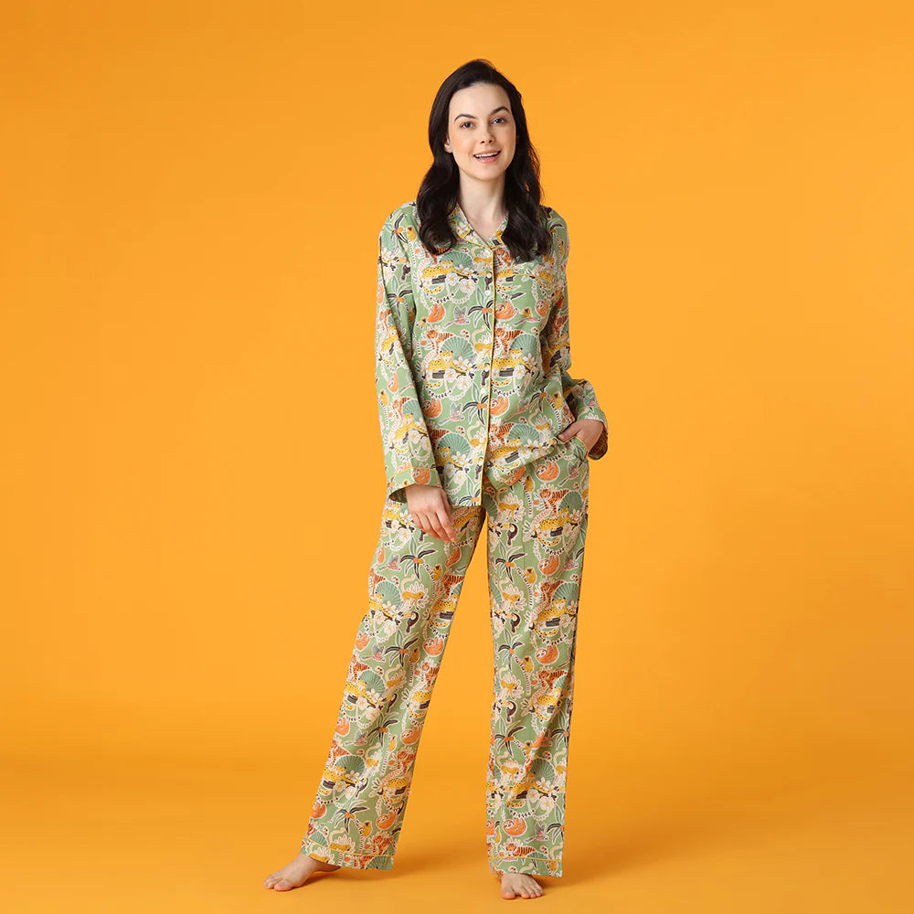 Tropical Jungle Pajama Set