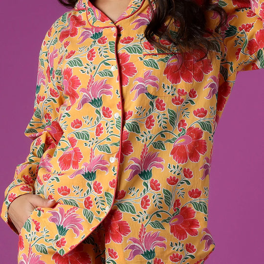 Clarence Yellow Pajama Set