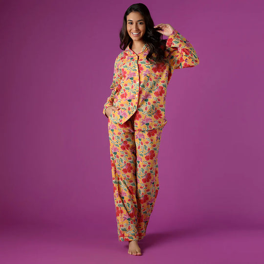 Clarence Yellow Pajama Set
