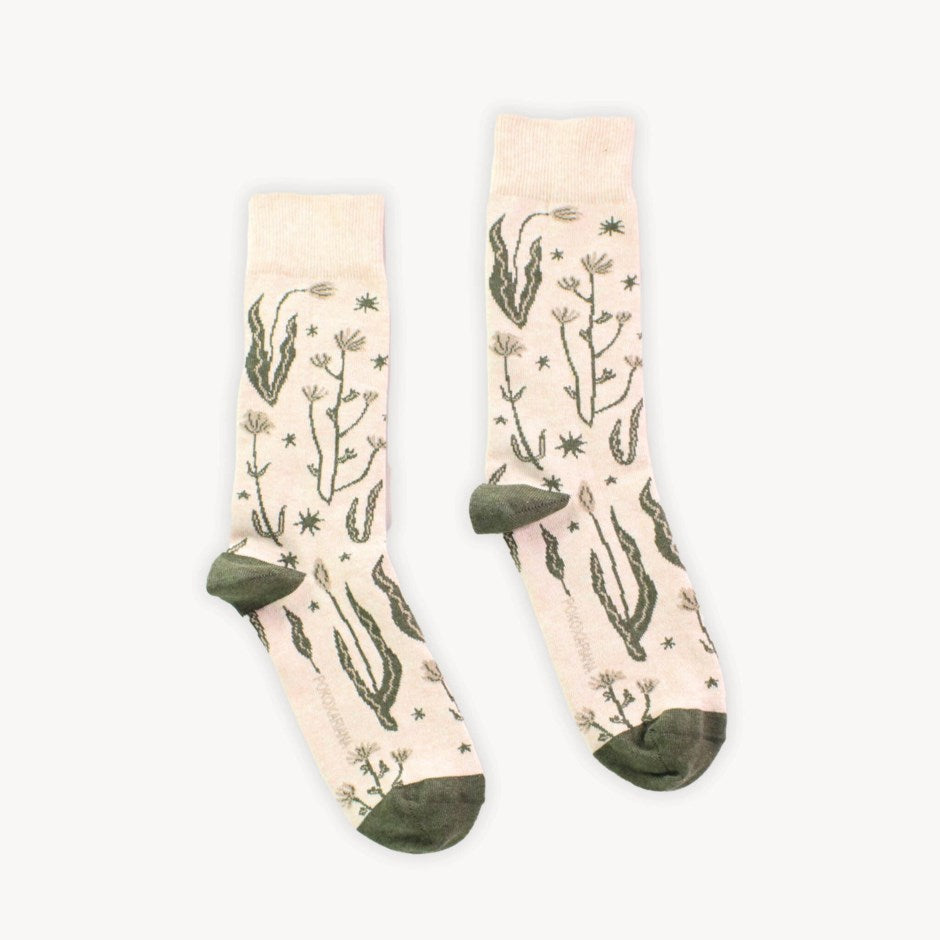 Pima Socks- Flora