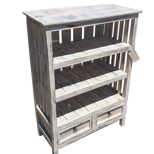 The Rotan Albasia Wood Shelf