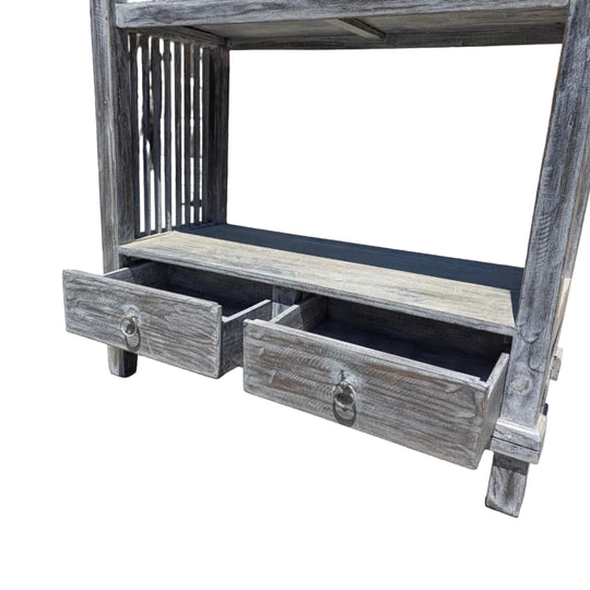 The Ranting Albasia Wood Shelf Unit
