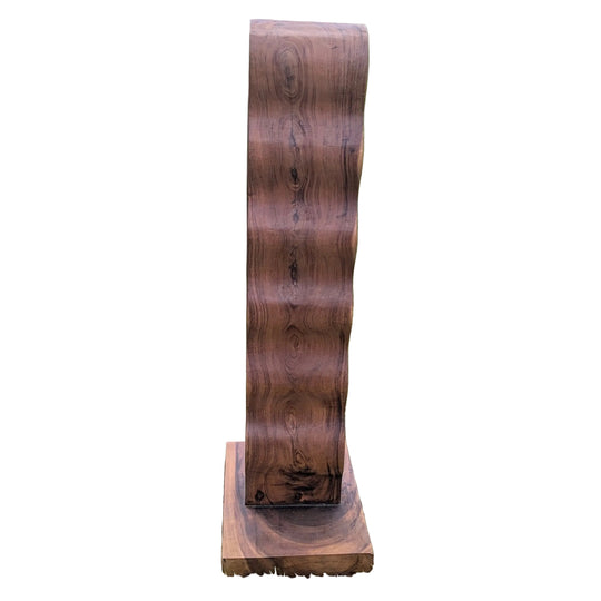 Suar Wood Bottle Rack Stand