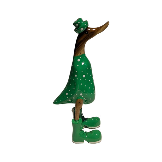 Polka Dot Outfit Bamboo Root Duck