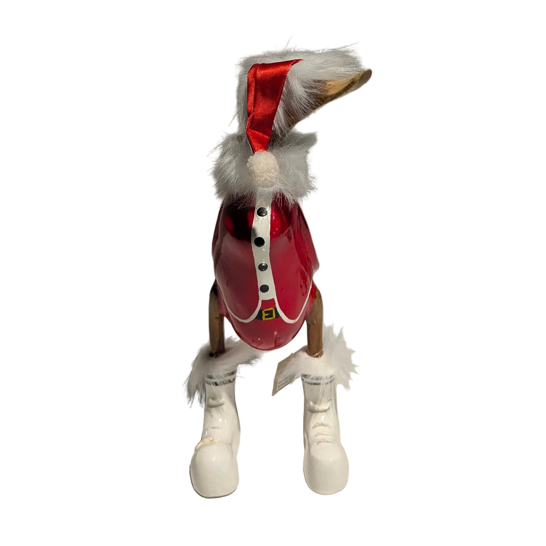Furry Santa Outfit Bamboo Root Duck