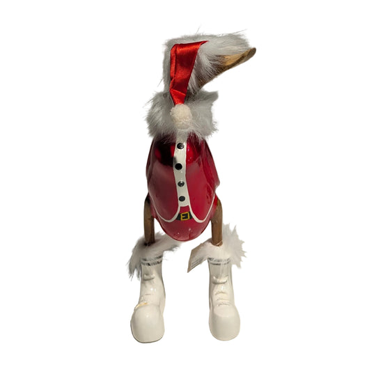 Furry Santa Outfit Bamboo Root Duck