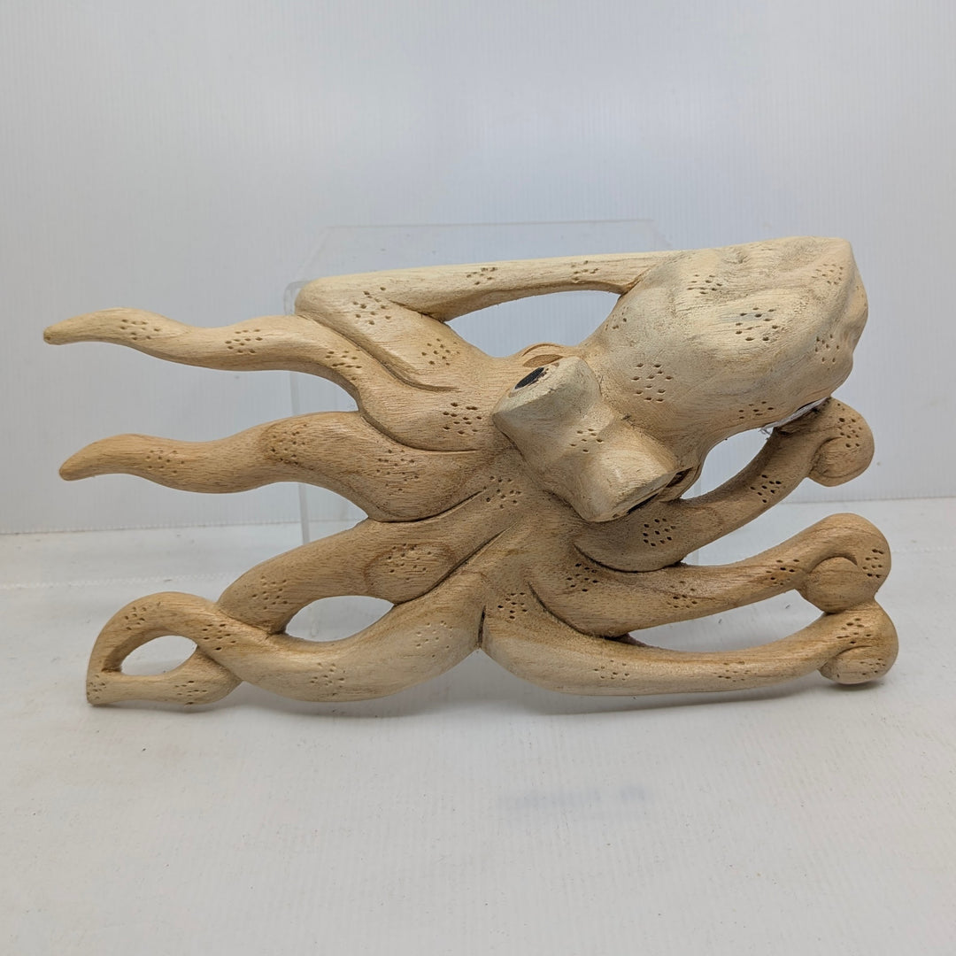 Parasite Wood Octopus Flat Carving