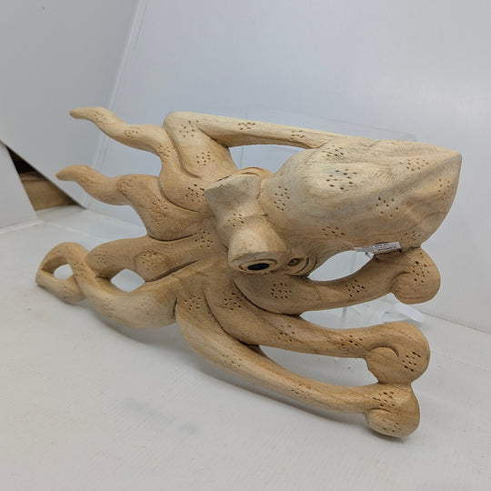 Parasite Wood Octopus Flat Carving