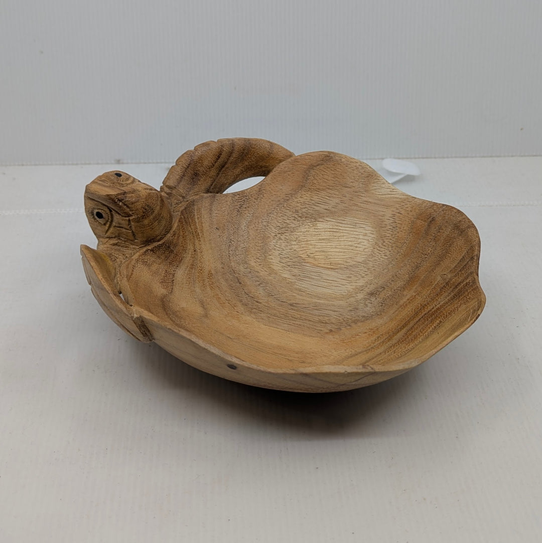Suar Wood Turtle Bowl