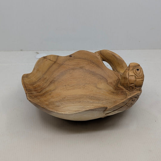Suar Wood Turtle Bowl