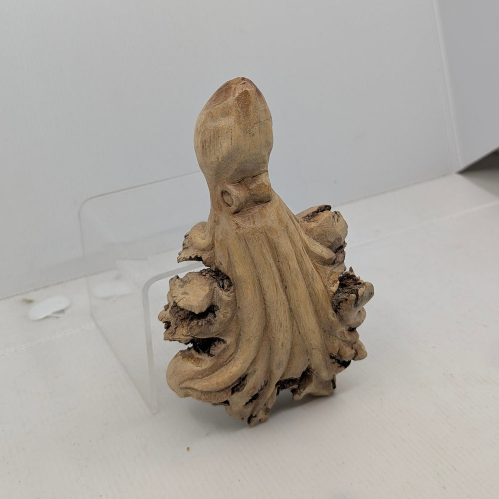 Parasite Wood Octopus Carving